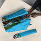 Custom Tanzania Cricket Umbrella Go Cows Sporty African Pattern