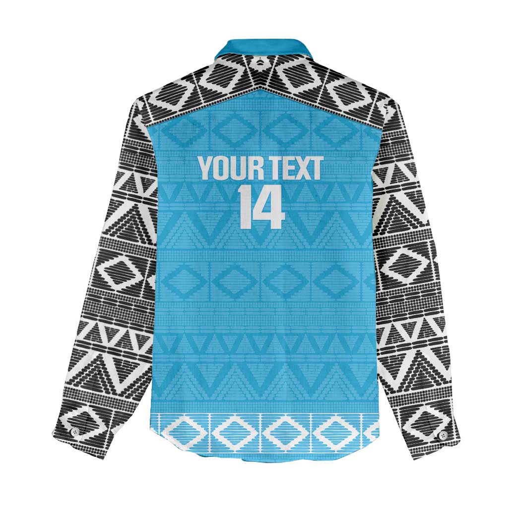Afro Cricket Tanzania Custom Women Casual Shirt Go Cows Sporty African Pattern - African Pride