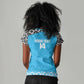 Afro Cricket Tanzania Custom Women V-Neck T-Shirt Go Cows Sporty African Pattern - African Pride