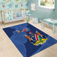 Afro Cricket Namibia Custom Area Rug Go Eagles Est 1992 - African Pride