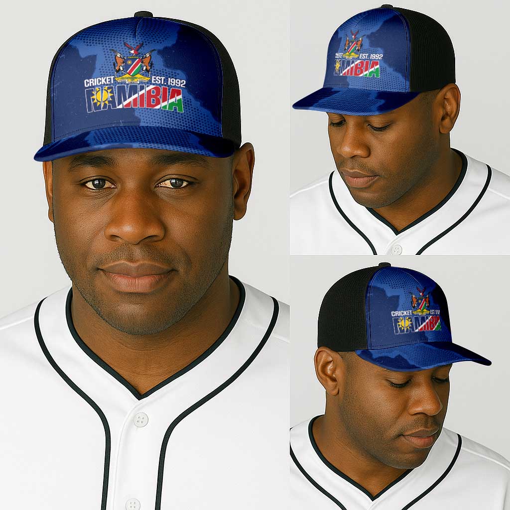 Namibia Cricket Baseball Net Cap Go Eagles Est 1992 - African Pride