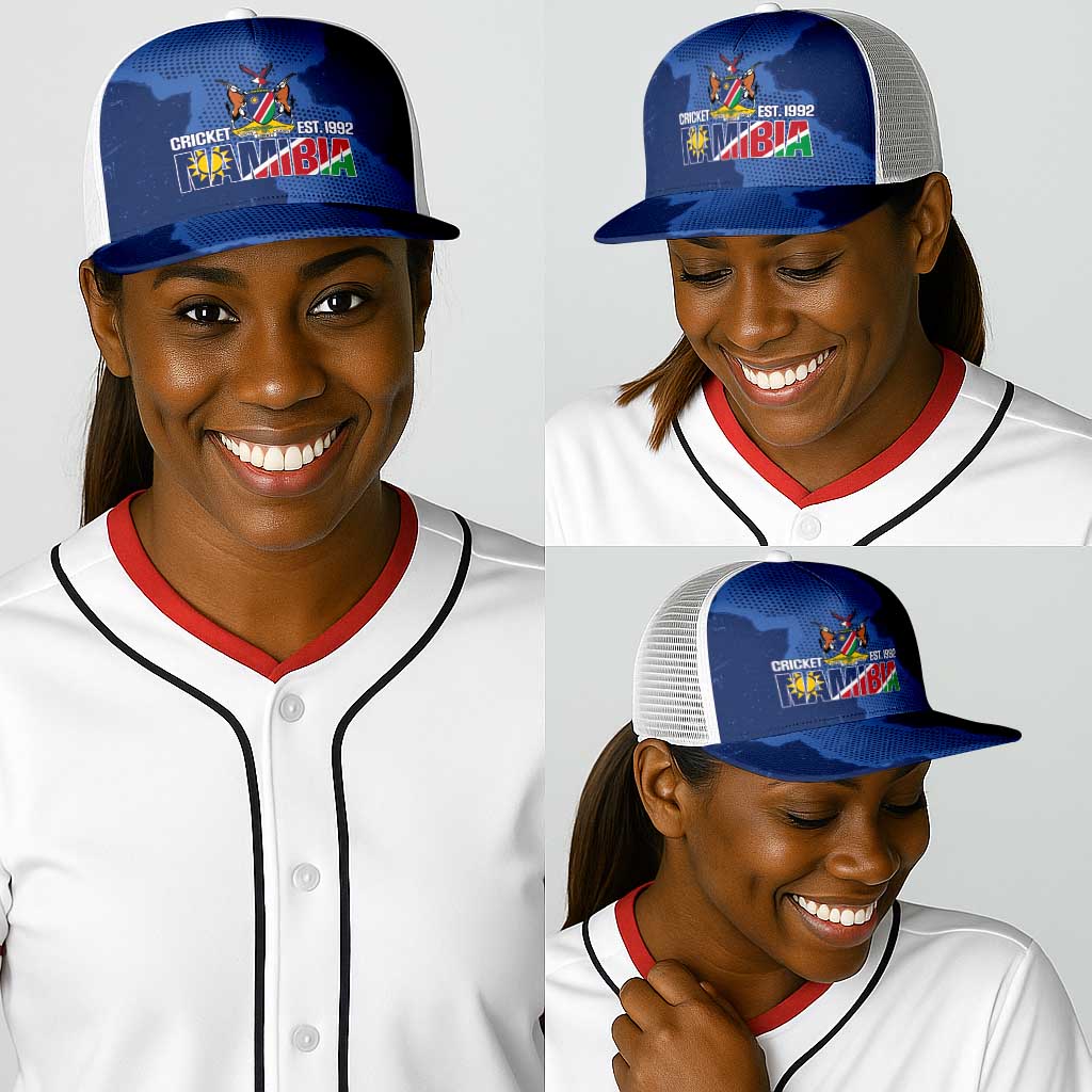 Namibia Cricket Baseball Net Cap Go Eagles Est 1992 - African Pride
