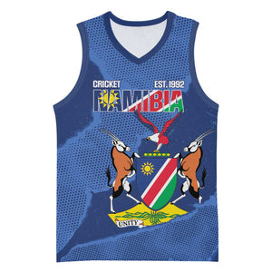 Afro Cricket Namibia Custom Basketball Jersey Go Eagles Est 1992 - African Pride