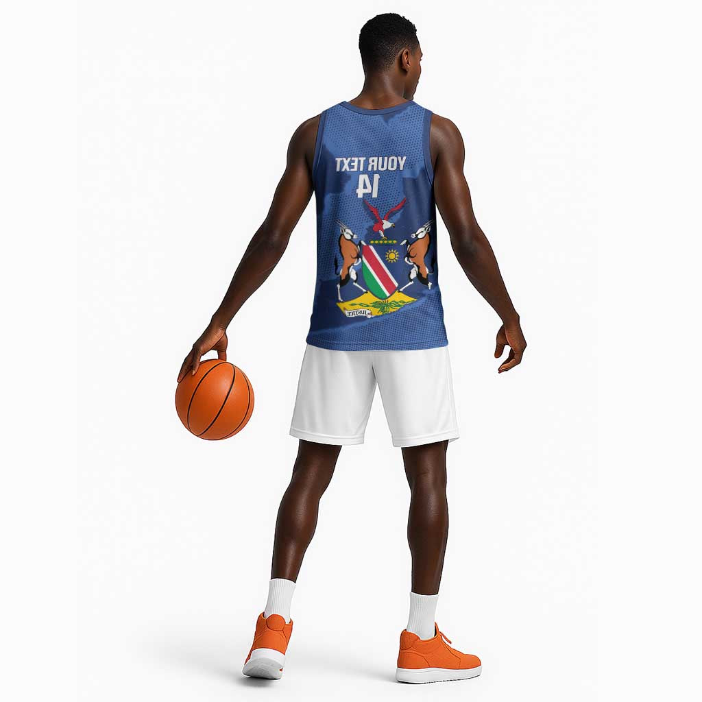 Afro Cricket Namibia Custom Basketball Jersey Go Eagles Est 1992 - African Pride