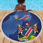 Afro Cricket Namibia Custom Beach Blanket Go Eagles Est 1992 - African Pride