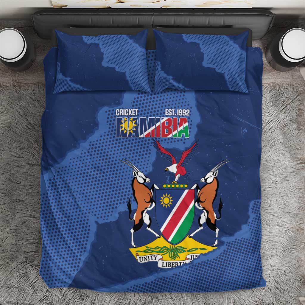 Afro Cricket Namibia Custom Bedding Set Go Eagles Est 1992 - African Pride