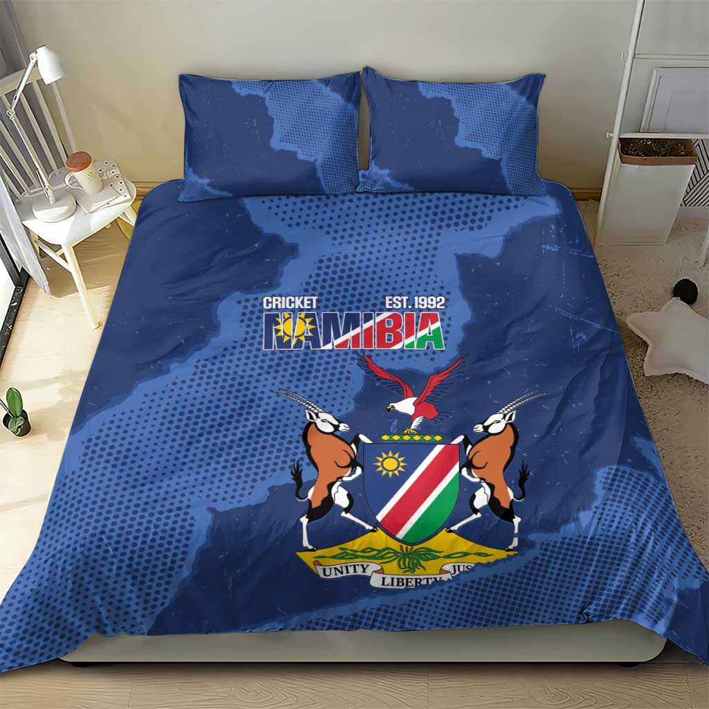 Afro Cricket Namibia Custom Bedding Set Go Eagles Est 1992 - African Pride