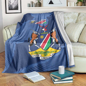 Afro Cricket Namibia Custom Blanket Go Eagles Est 1992 - African Pride