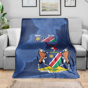 Afro Cricket Namibia Custom Blanket Go Eagles Est 1992 - African Pride