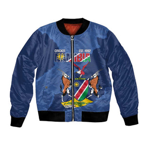 Afro Cricket Namibia Custom Bomber Jacket Go Eagles Est 1992 - African Pride