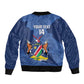 Afro Cricket Namibia Custom Bomber Jacket Go Eagles Est 1992 - African Pride