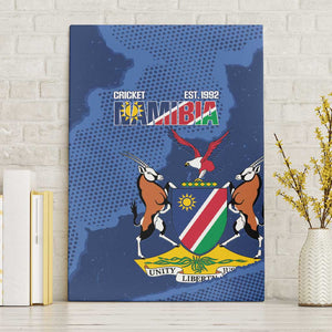 Afro Cricket Namibia Custom Canvas Wall Art Go Eagles Est 1992 - African Pride