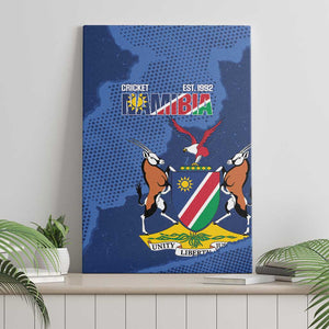Afro Cricket Namibia Custom Canvas Wall Art Go Eagles Est 1992 - African Pride