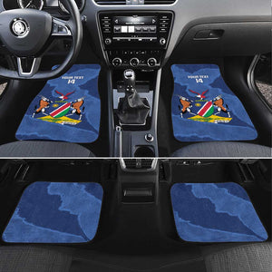Afro Cricket Namibia Custom Car Mats Go Eagles Est 1992 - African Pride