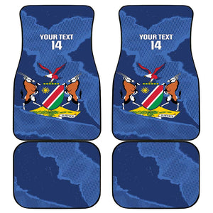 Afro Cricket Namibia Custom Car Mats Go Eagles Est 1992 - African Pride