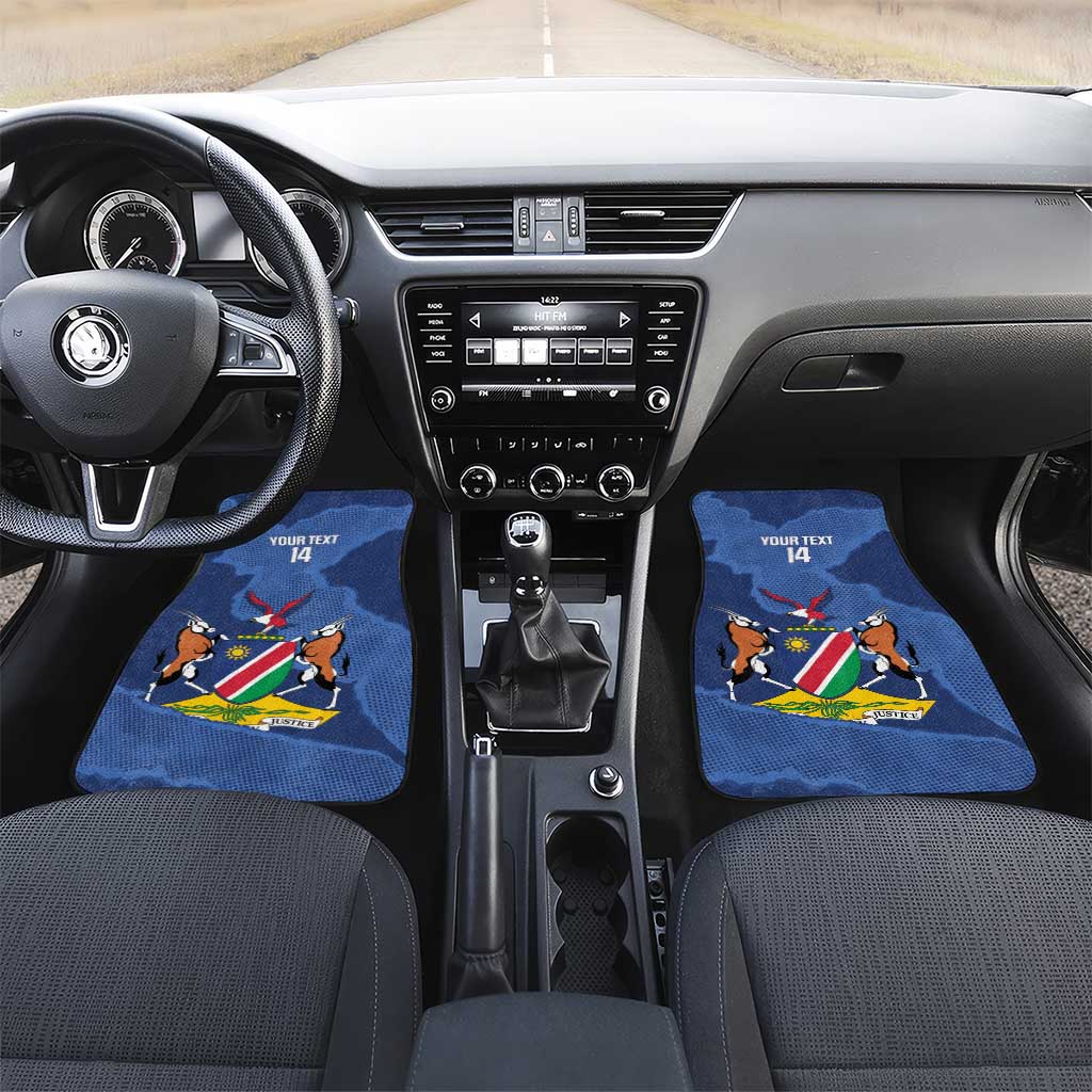 Afro Cricket Namibia Custom Car Mats Go Eagles Est 1992 - African Pride