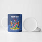 Custom Namibia Cricket Ceramic Mug Go Eagles Est 1992
