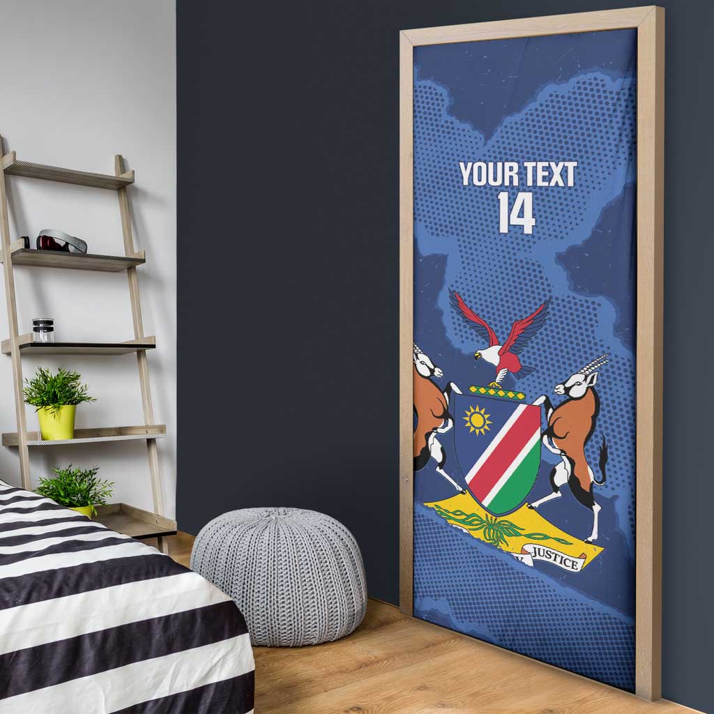 Custom Namibia Cricket Door Cover Go Eagles Est 1992
