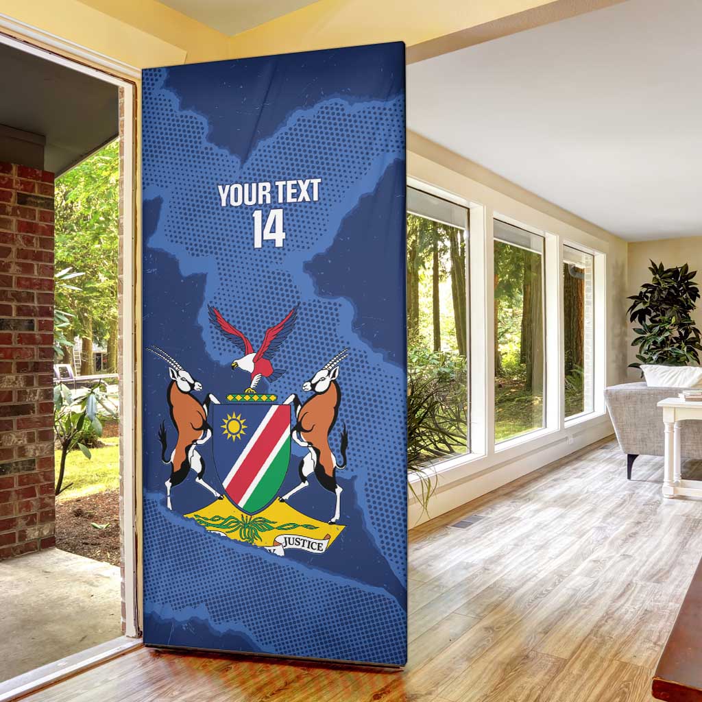 Custom Namibia Cricket Door Cover Go Eagles Est 1992