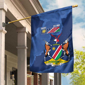 Afro Cricket Namibia Custom Garden Flag Go Eagles Est 1992 - African Pride