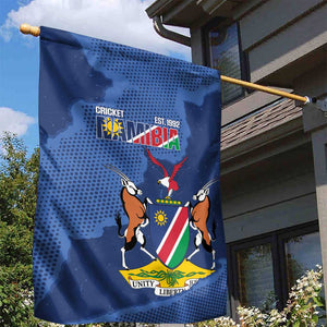 Afro Cricket Namibia Custom Garden Flag Go Eagles Est 1992 - African Pride