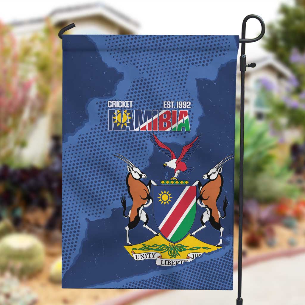 Afro Cricket Namibia Custom Garden Flag Go Eagles Est 1992 - African Pride