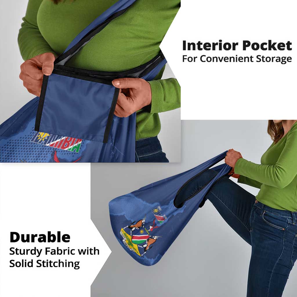 Afro Cricket Namibia Custom Grocery Bag Go Eagles Est 1992 - African Pride