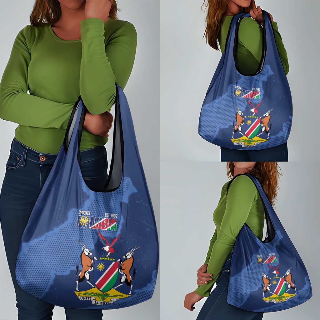 Afro Cricket Namibia Custom Grocery Bag Go Eagles Est 1992 - African Pride