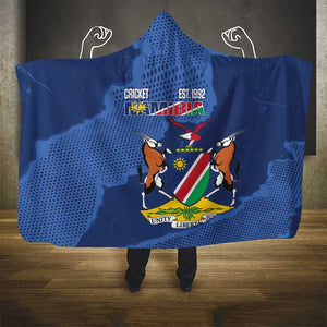 Afro Cricket Namibia Custom Hooded Blanket Go Eagles Est 1992 - African Pride