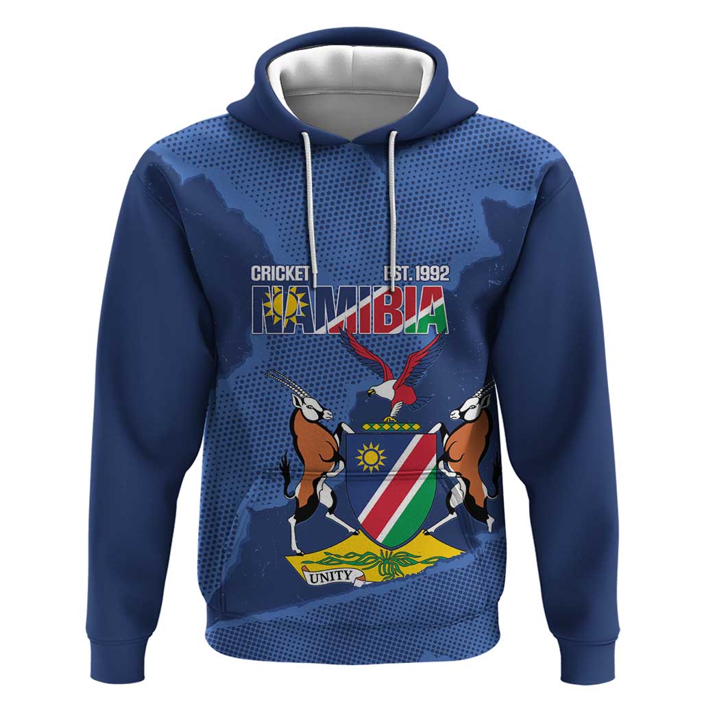 Afro Cricket Namibia Custom Hoodie Go Eagles Est 1992 - African Pride