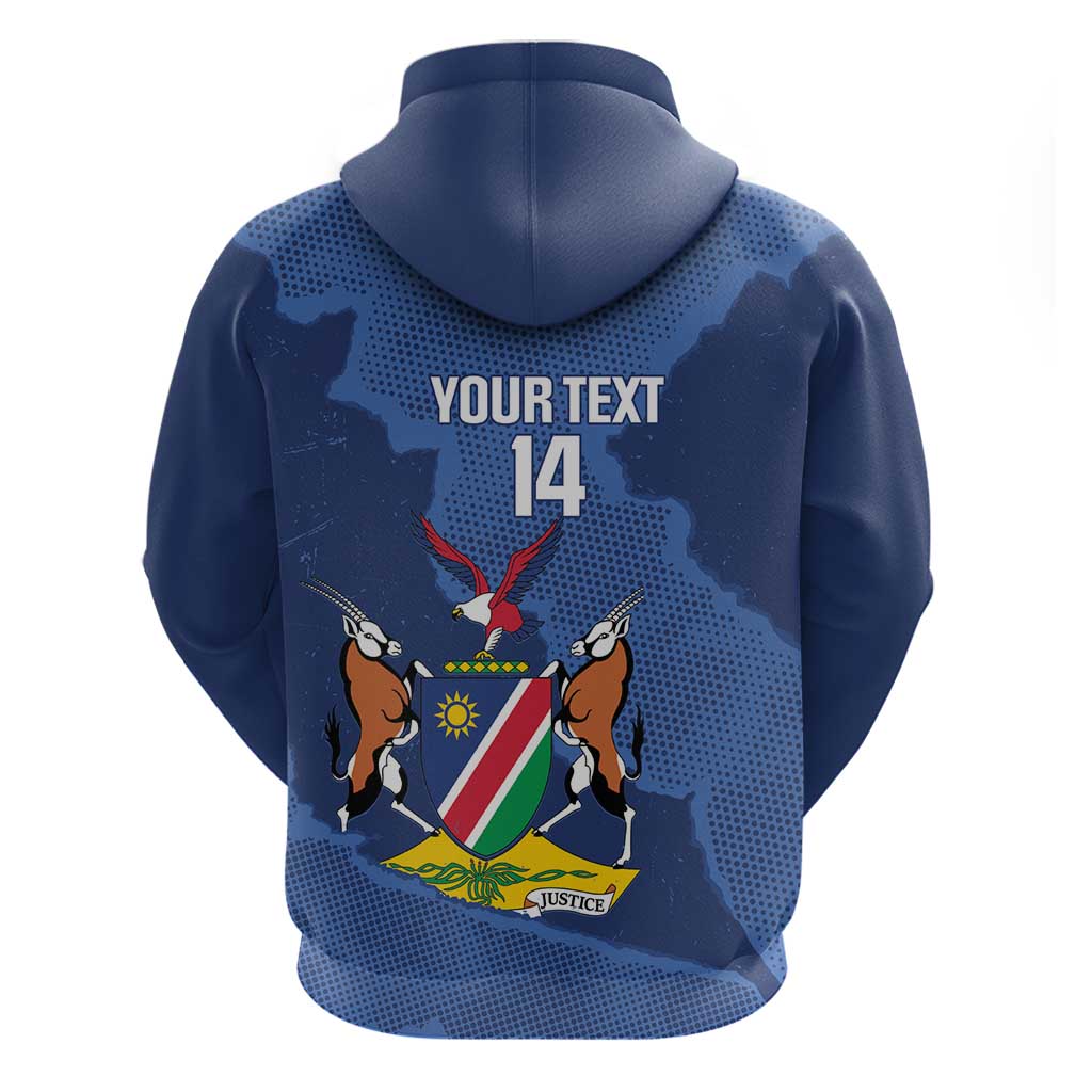 Afro Cricket Namibia Custom Hoodie Go Eagles Est 1992 - African Pride