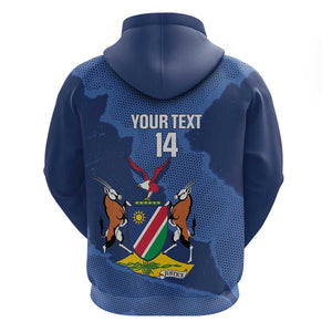 Afro Cricket Namibia Custom Hoodie Go Eagles Est 1992 - African Pride