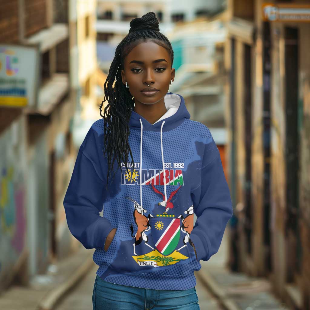 Afro Cricket Namibia Custom Hoodie Go Eagles Est 1992 - African Pride