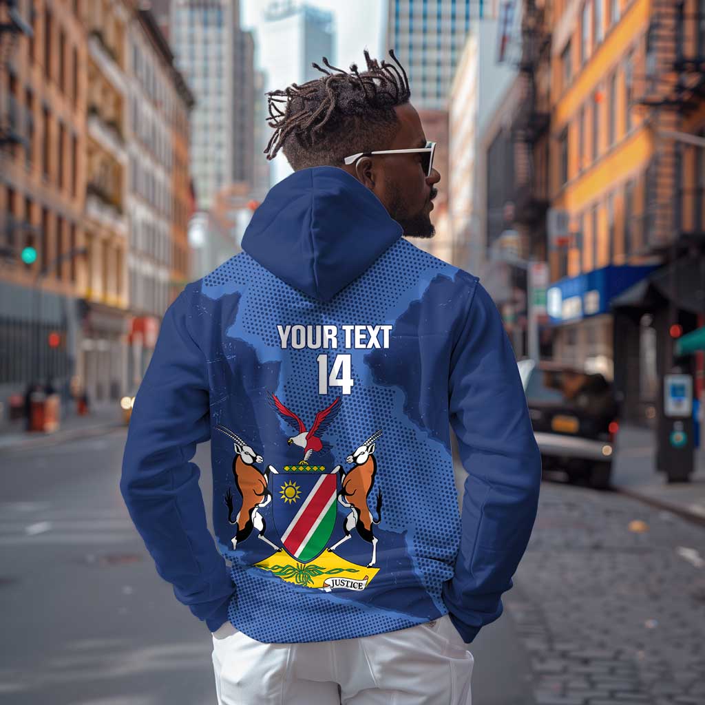 Afro Cricket Namibia Custom Hoodie Go Eagles Est 1992 - African Pride