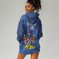Afro Cricket Namibia Custom Hoodie Dress Go Eagles Est 1992 - African Pride