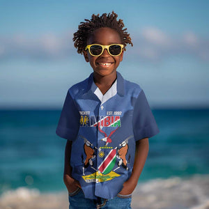 Afro Cricket Namibia Custom Kid Hawaiian Shirt Go Eagles Est 1992 - African Pride