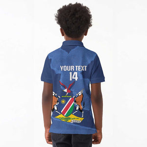 Afro Cricket Namibia Custom Kid Polo Shirt Go Eagles Est 1992 - African Pride