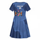 Afro Cricket Namibia Custom Kid Short Sleeve Dress Go Eagles Est 1992 - African Pride