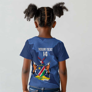 Afro Cricket Namibia Custom Kid T shirt Go Eagles Est 1992 - African Pride