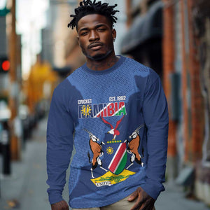 Afro Cricket Namibia Custom Long Sleeve Shirt Go Eagles Est 1992 - African Pride