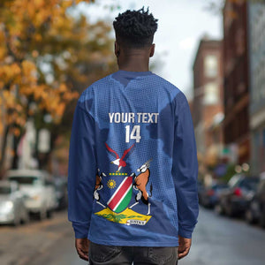 Afro Cricket Namibia Custom Long Sleeve Shirt Go Eagles Est 1992 - African Pride
