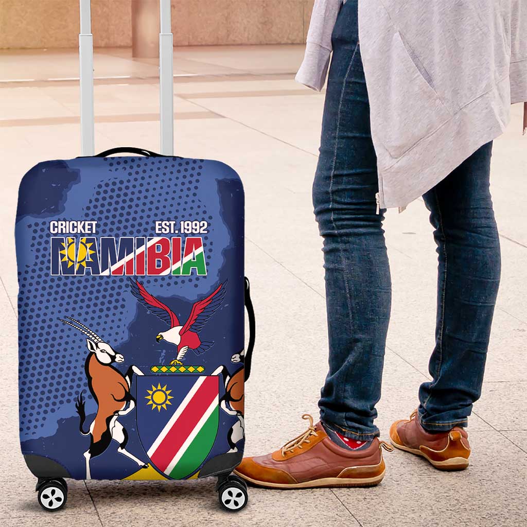 Afro Cricket Namibia Custom Luggage Cover Go Eagles Est 1992 - African Pride