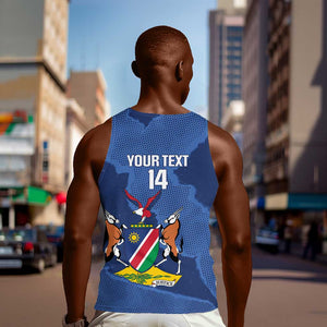 Afro Cricket Namibia Custom Men Tank Top Go Eagles Est 1992 - African Pride