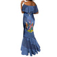 Afro Cricket Namibia Custom Mermaid Dress Go Eagles Est 1992 - African Pride