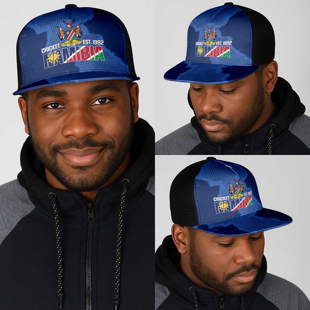 Namibia Cricket Mesh Trucker Cap Go Eagles Est 1992 - African Pride