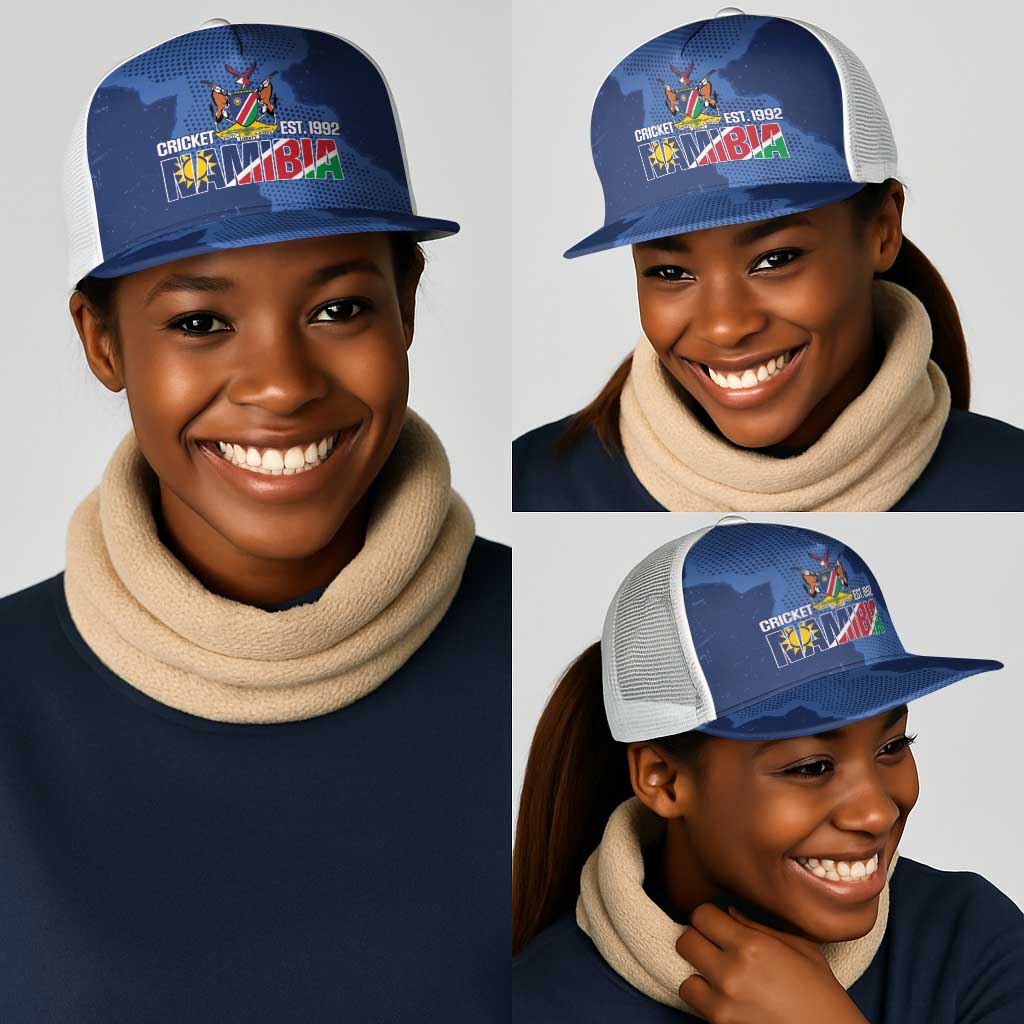 Namibia Cricket Mesh Trucker Cap Go Eagles Est 1992 - African Pride