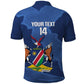 Afro Cricket Namibia Custom Polo Shirt Go Eagles Est 1992 - African Pride