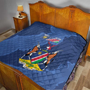 Afro Cricket Namibia Custom Quilt Go Eagles Est 1992 - African Pride