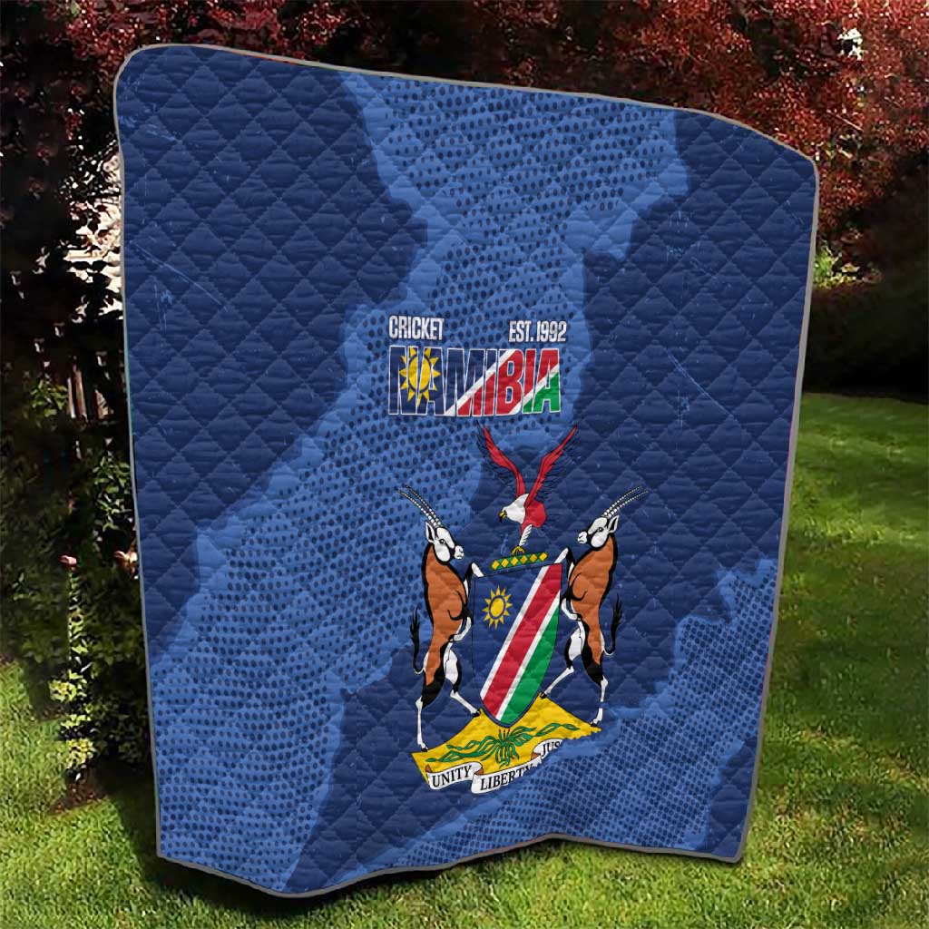 Afro Cricket Namibia Custom Quilt Go Eagles Est 1992 - African Pride