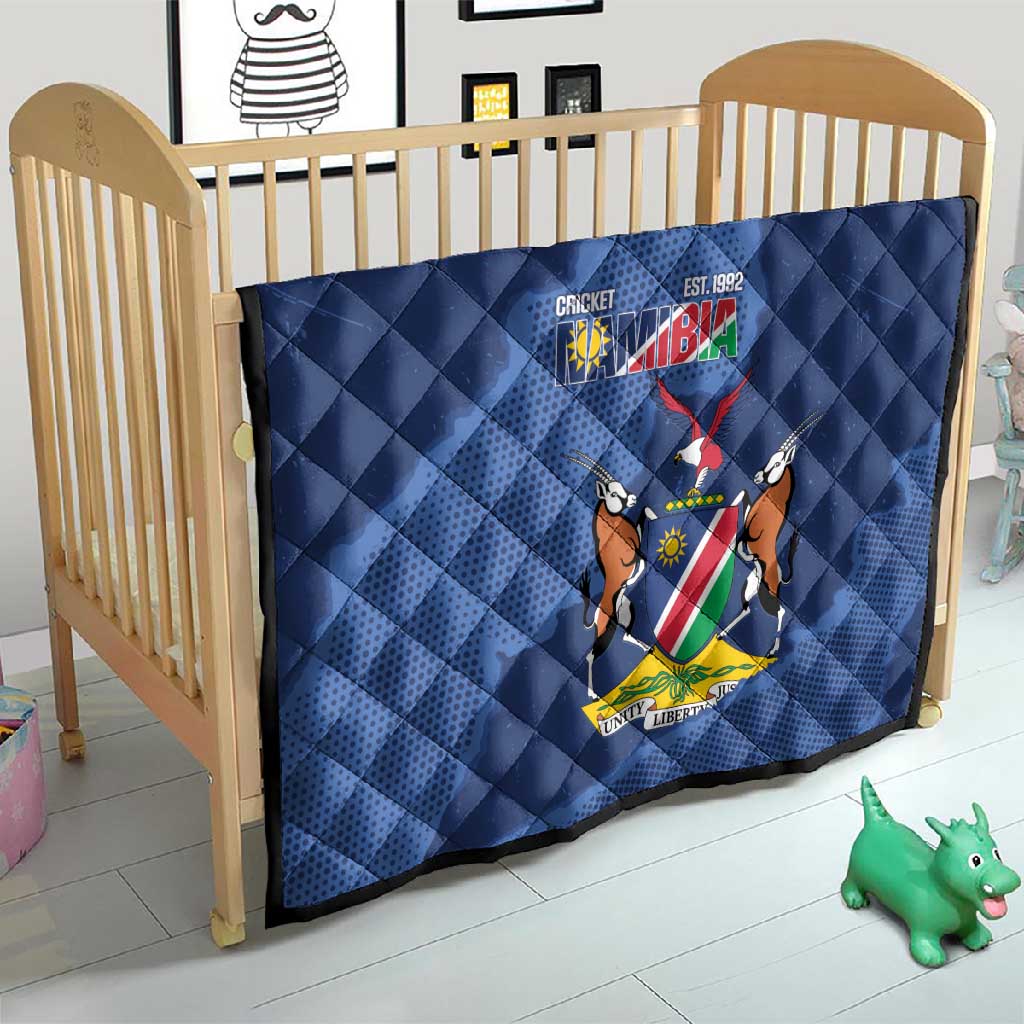 Afro Cricket Namibia Custom Quilt Go Eagles Est 1992 - African Pride